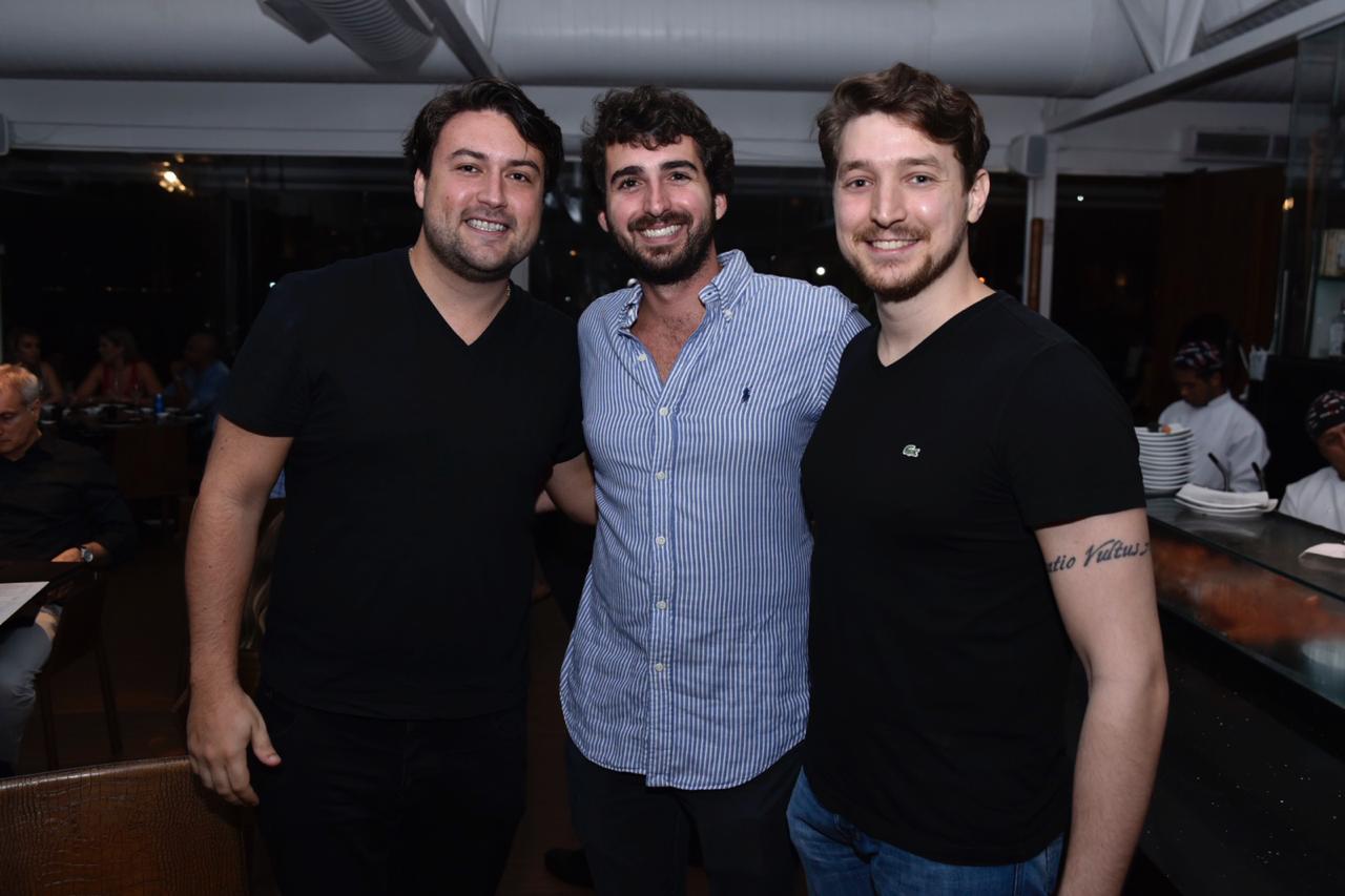  Willy Teixeira, Pedro Gedeon e Filipe Agra                
